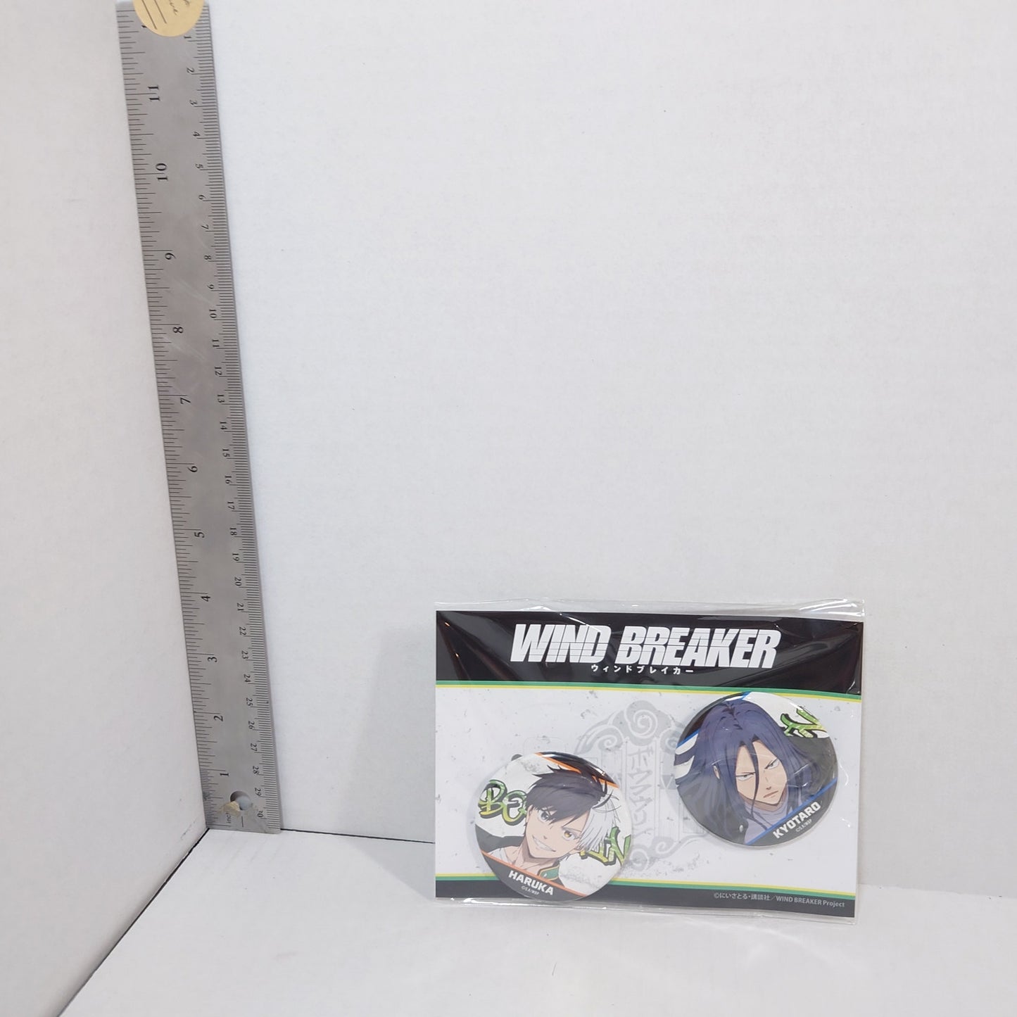 Sakura Haruka & Kyoutarou Sugishita WIND BREAKER Badge Pin Set