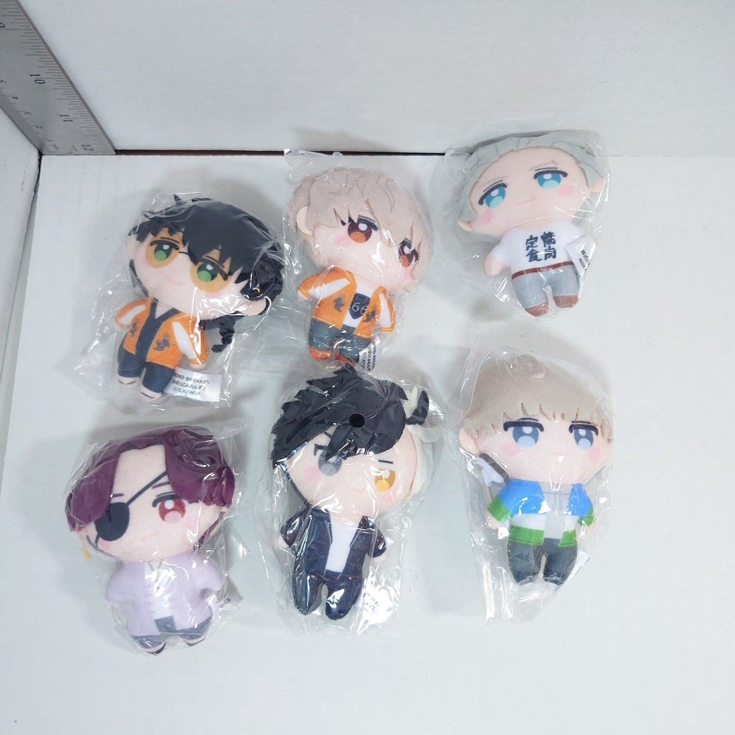 COMPLETE SET WIND BREAKER Gashapon Plush