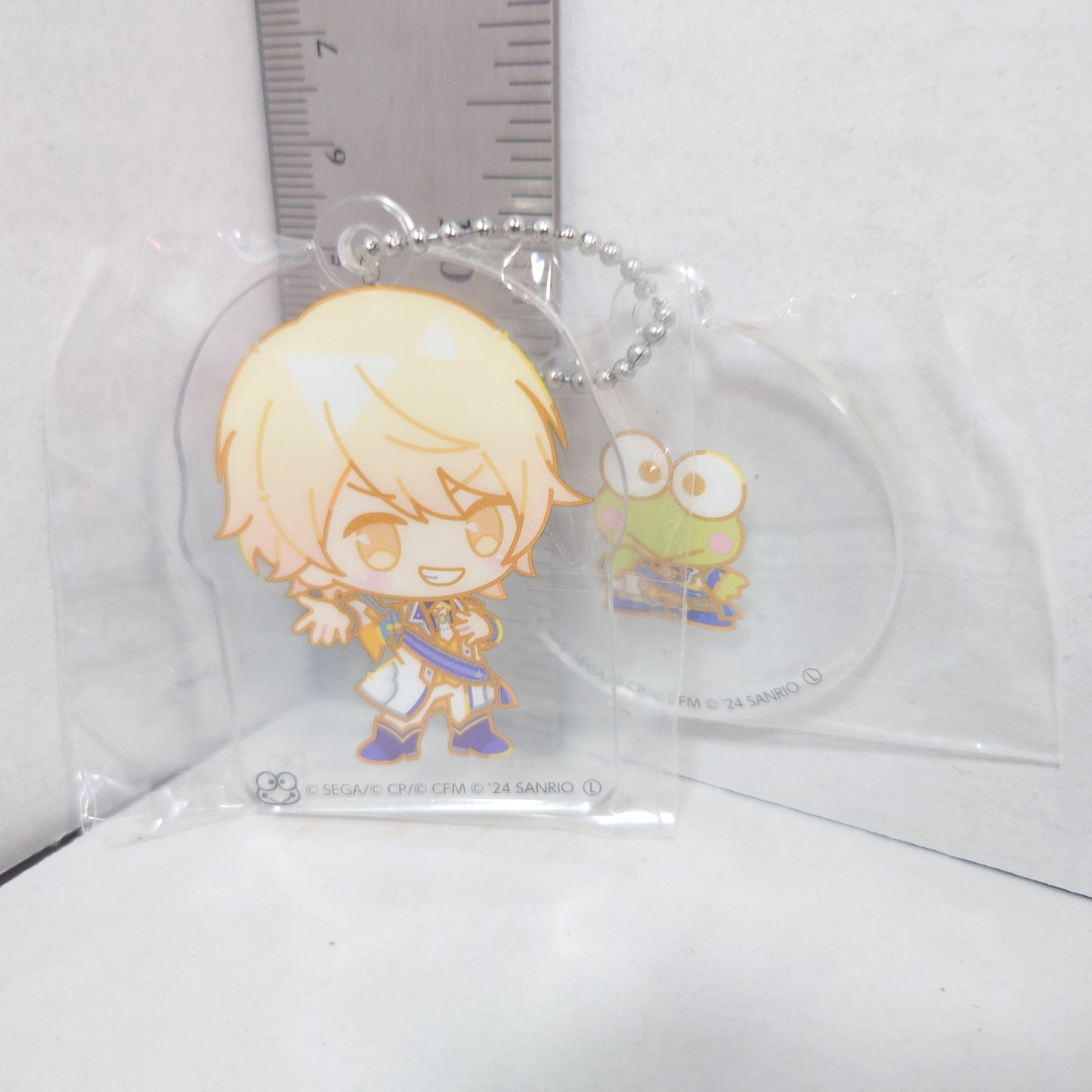 Tsukasa Tenma Wonderlands x Showtime Project Sekai x Sanrio Keroppi Acrylic Keychain