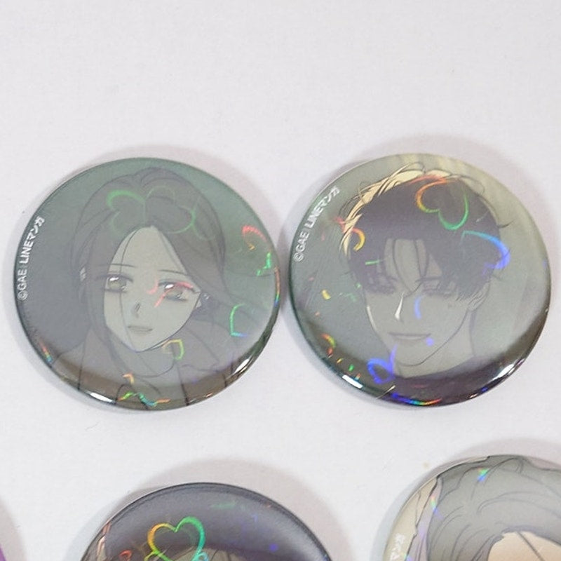 Tears on a Withered Flower Badge Set