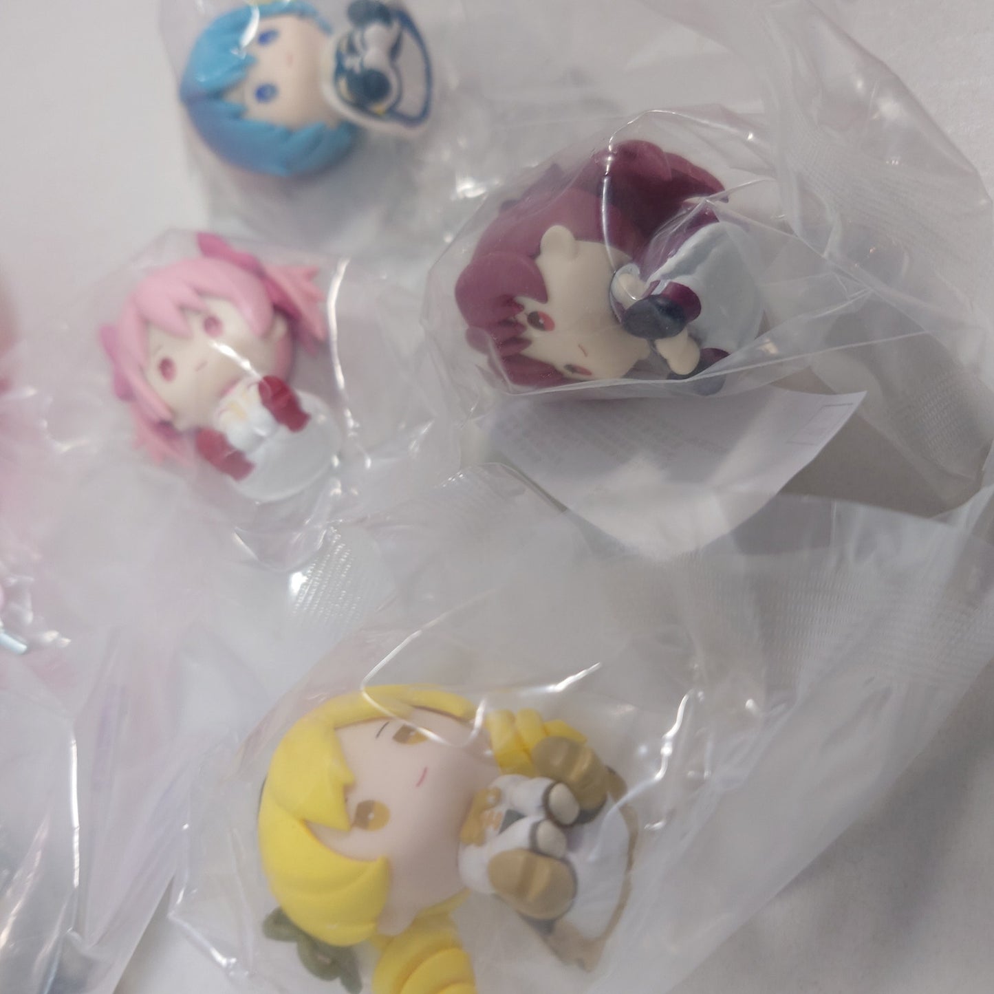 COMPLETE SET Madoka Magica Hekotto Nushimasu Gashapon Mini Figure/Figurine