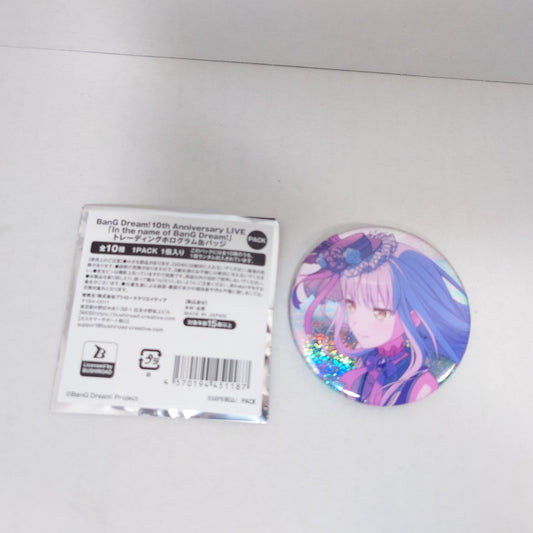Yukina Minato Roselia Bang Dream x 10th Anniversary Badge