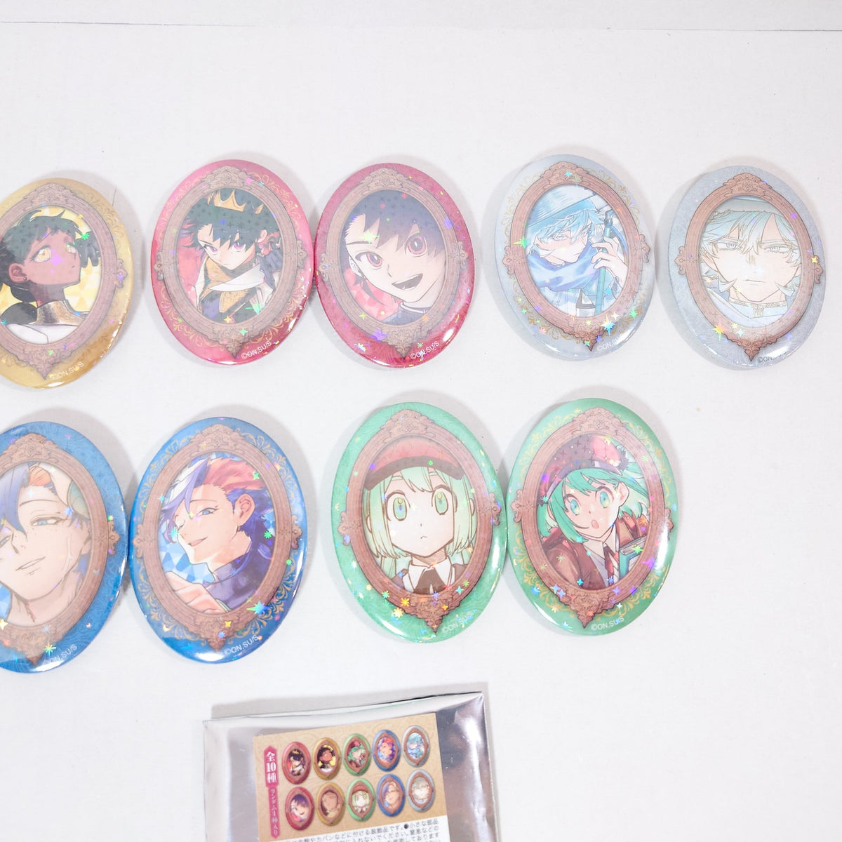 COMPLETE SET Ichi The Witch Badge Set