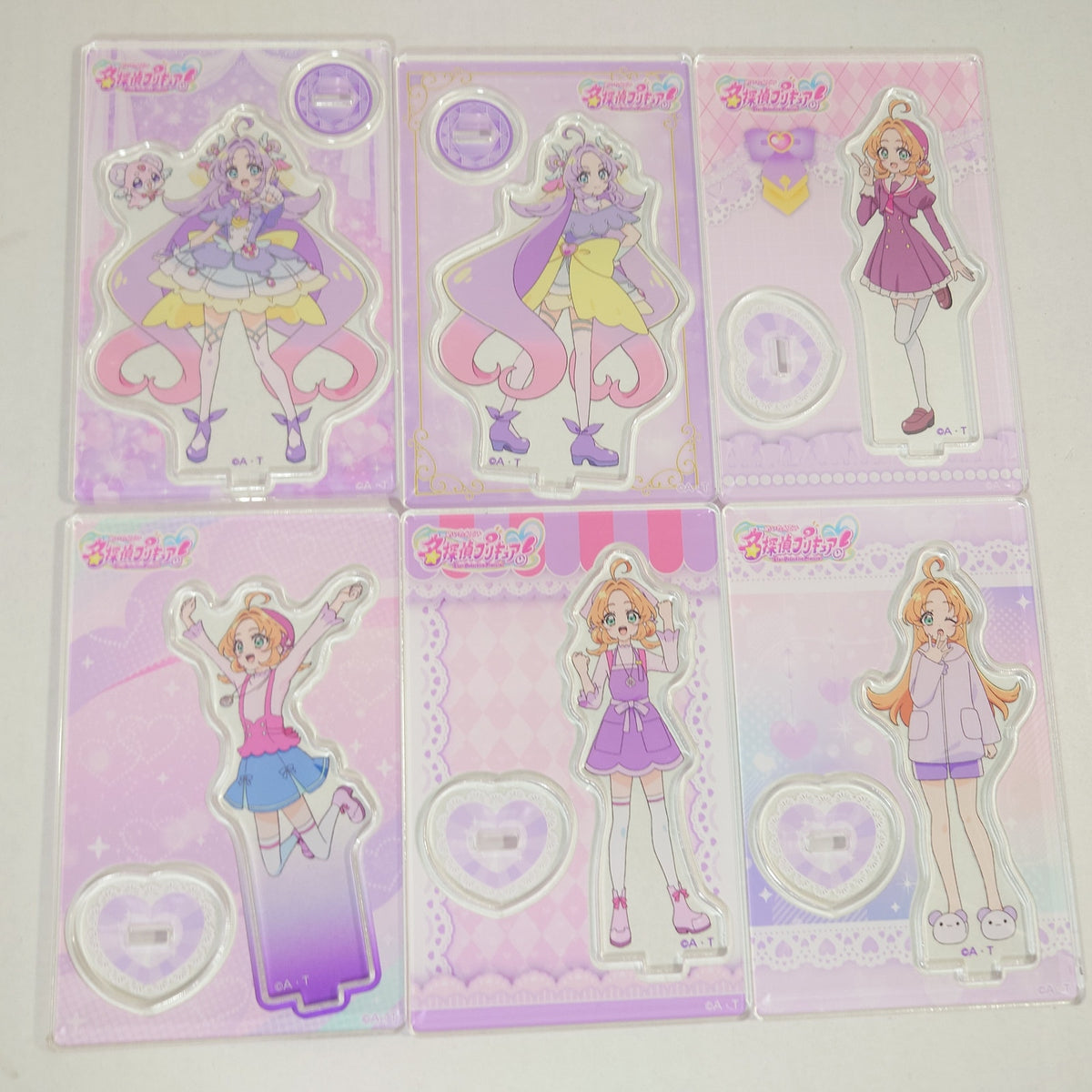 COMPLETE SET Cure Answer Pretty Cure (Precure) Star Detective (Meitantei) Acrylic Stand