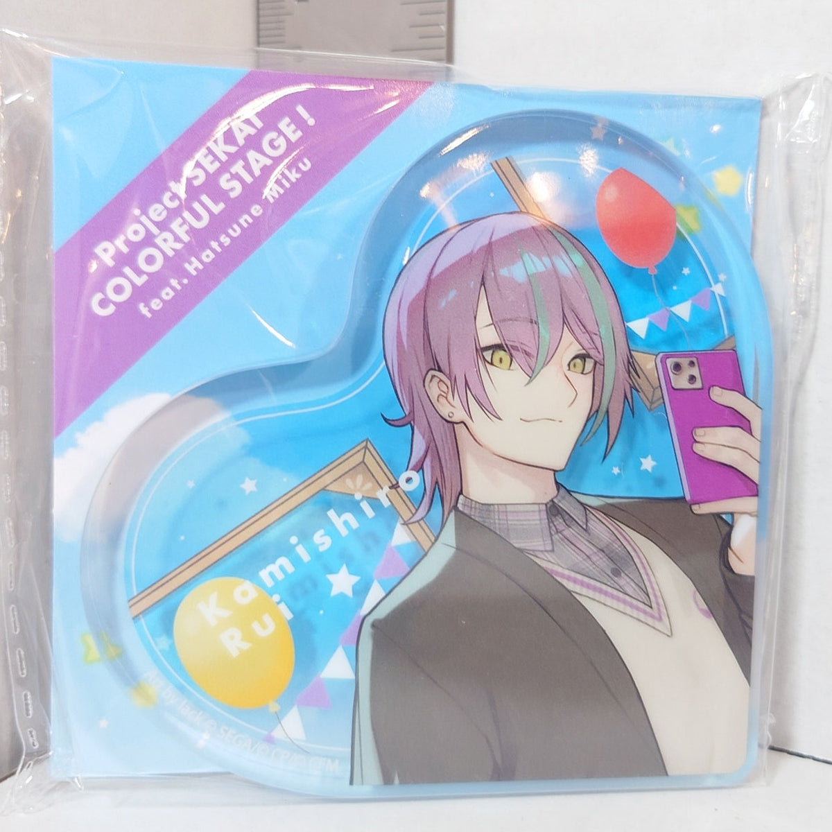 Rui Kamishiro Wonderlands x Showtime Project Sekai x ZOZOTOWN Acrylic Block