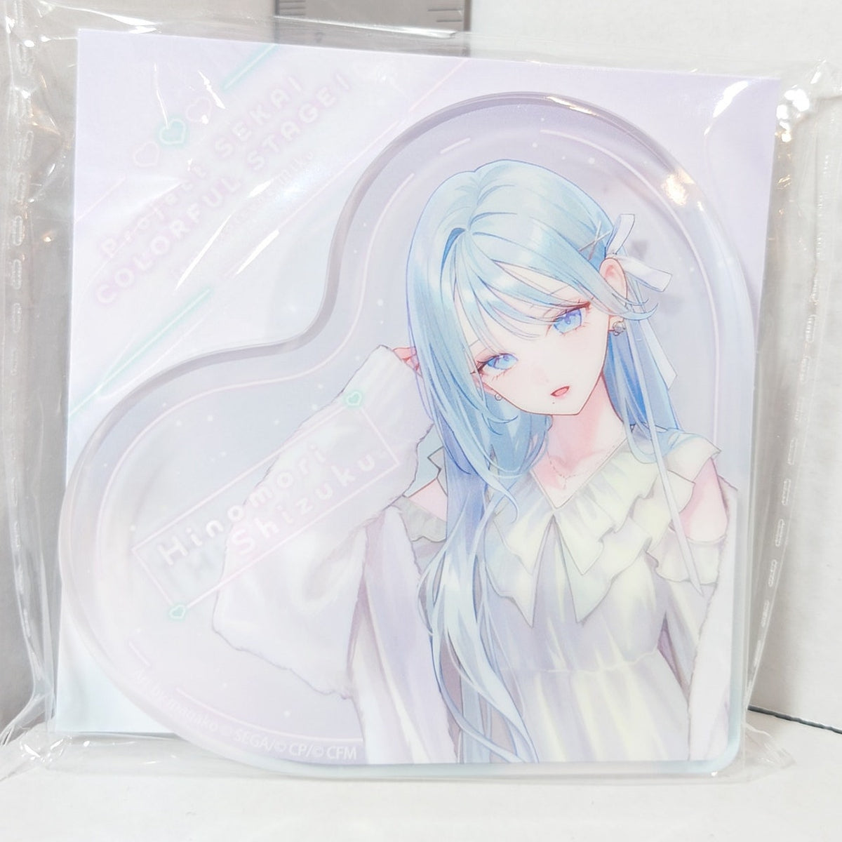 Shizuku Hinomori MORE MORE JUMP Project Sekai x ZOZOTOWN Acrylic Block
