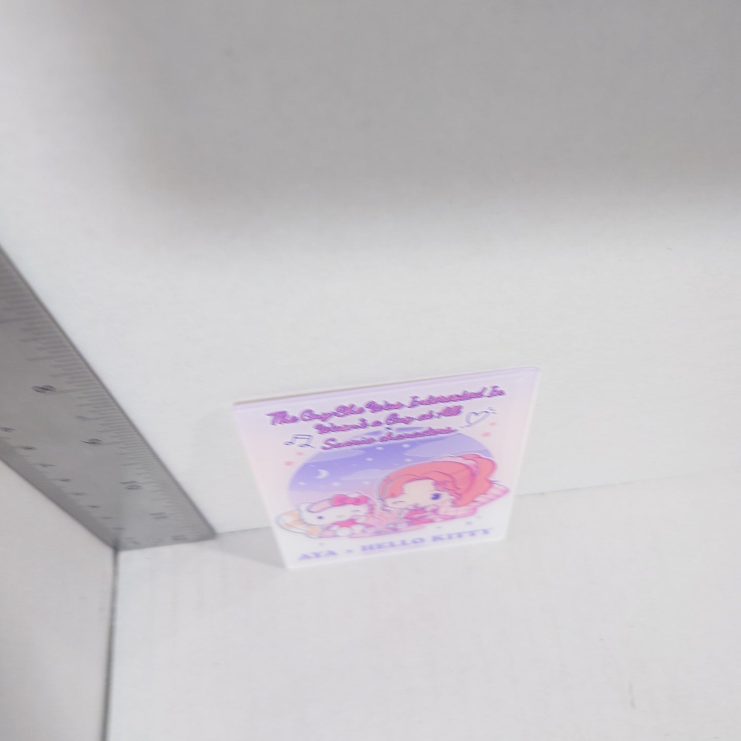 The Guy She Was Interested In Wasn't A Guy At All x Sanrio Pop-Up Acrylic Card