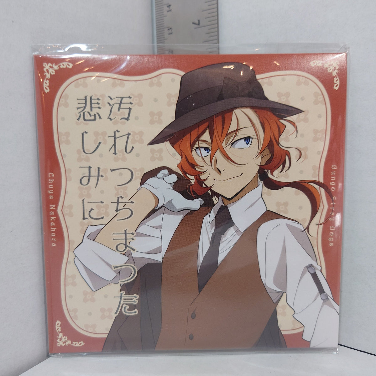 Chuuya Nakahara Bungo Stray Dogs Modern Fashion Record Coaster w/Sleeve