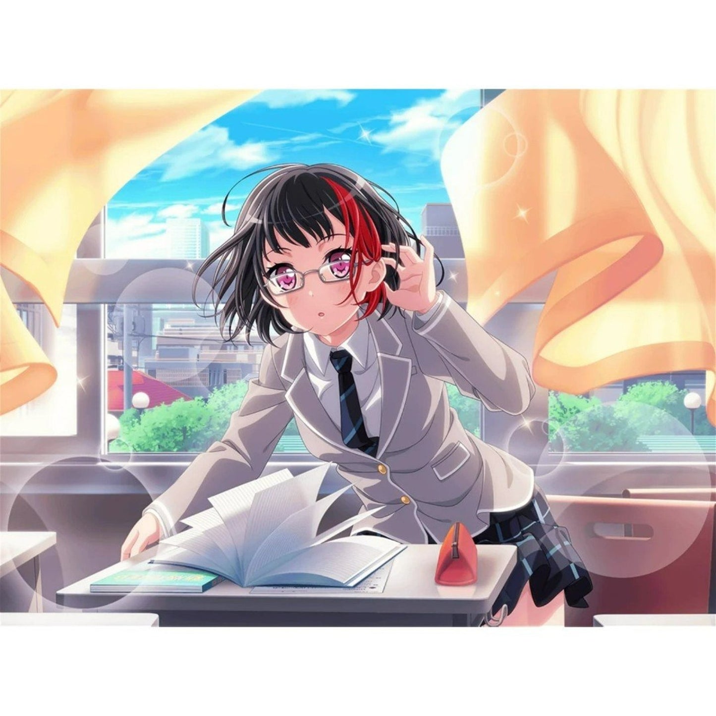 Ran Mitake Afterglow Bang Dream! (Bandori) Acrylic Canvas