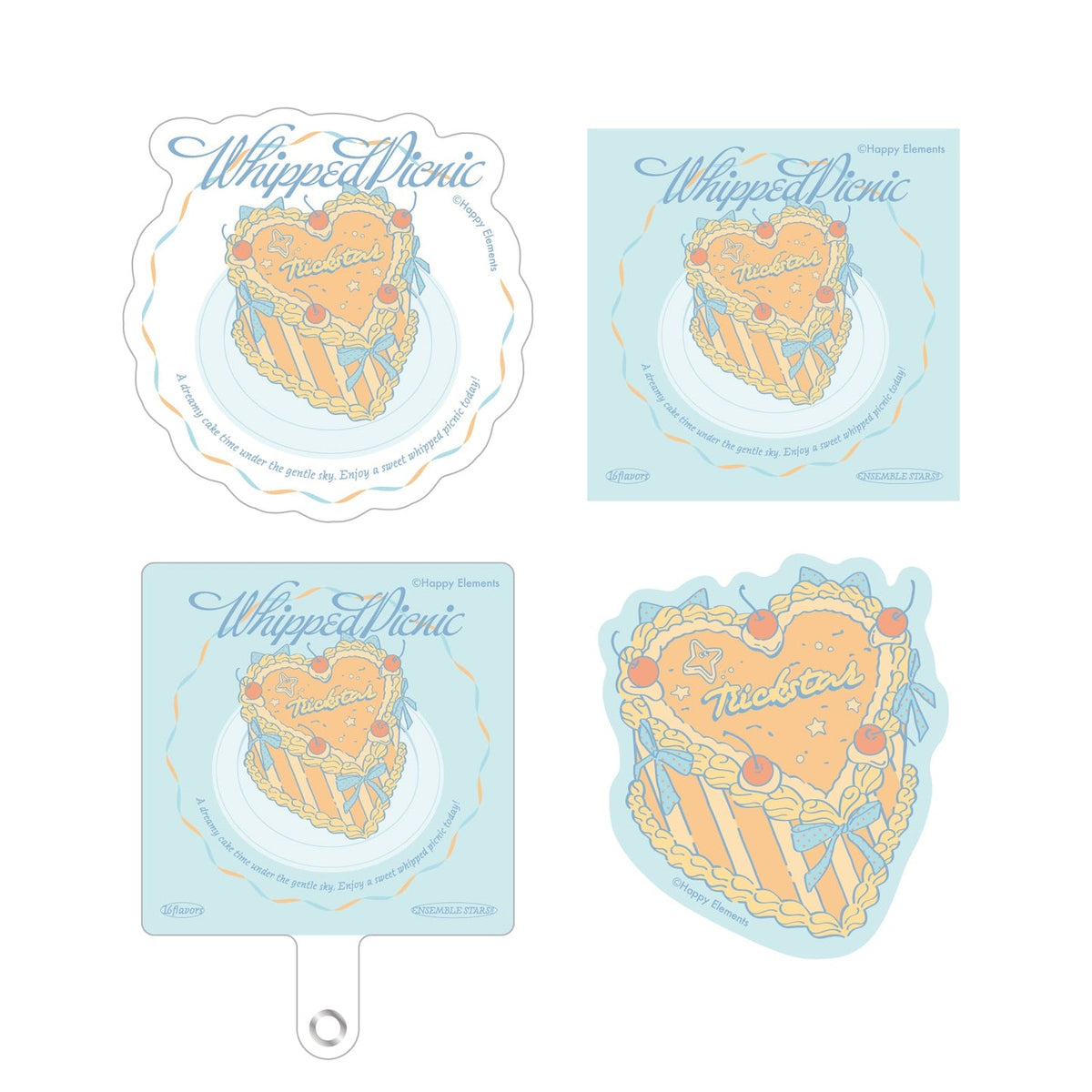 [Preorder] Ensemble Stars JP Whipped Picnic Phone Tab & Sticker Sets