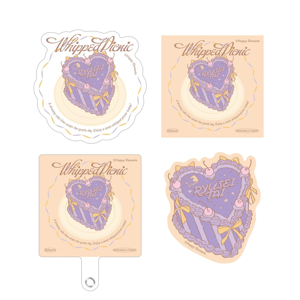 [Preorder] Ensemble Stars JP Whipped Picnic Phone Tab & Sticker Sets