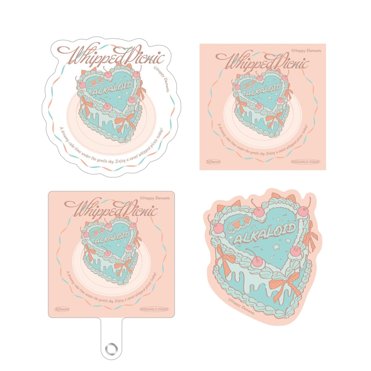 [Preorder] Ensemble Stars JP Whipped Picnic Phone Tab & Sticker Sets