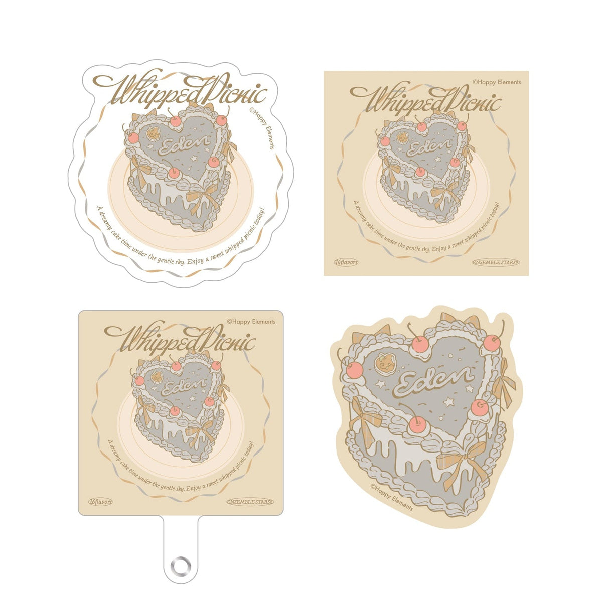 [Preorder] Ensemble Stars JP Whipped Picnic Phone Tab & Sticker Sets