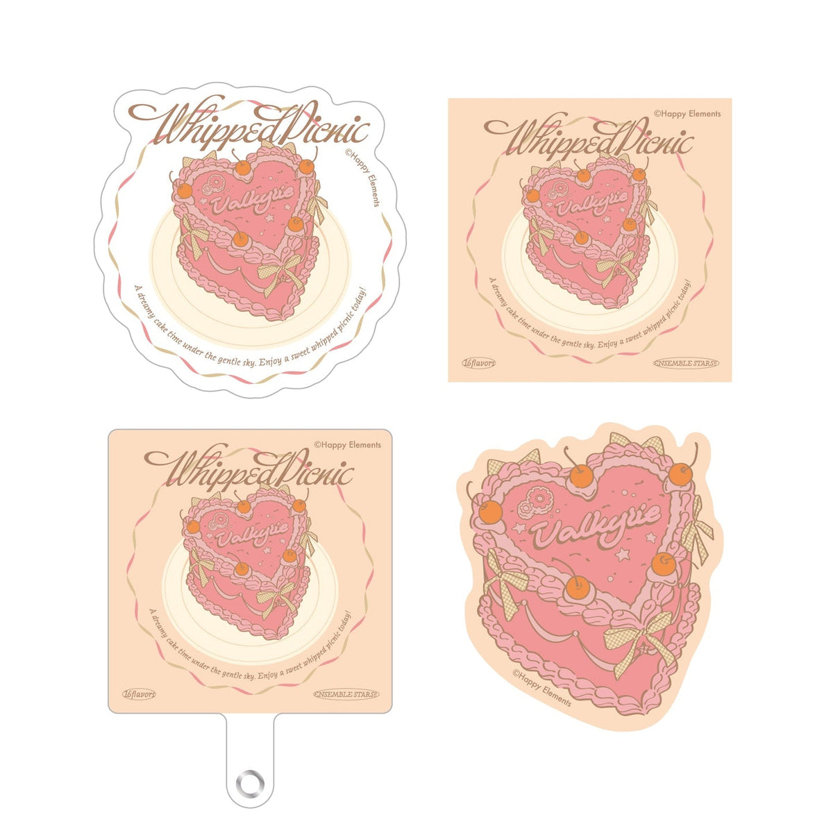 [Preorder] Ensemble Stars JP Whipped Picnic Phone Tab & Sticker Sets