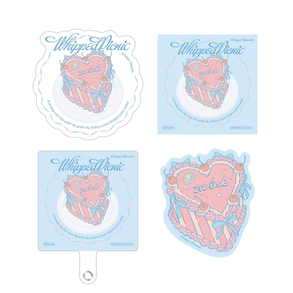 [Preorder] Ensemble Stars JP Whipped Picnic Phone Tab & Sticker Sets