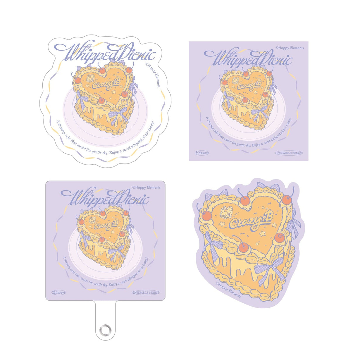 [Preorder] Ensemble Stars JP Whipped Picnic Phone Tab & Sticker Sets