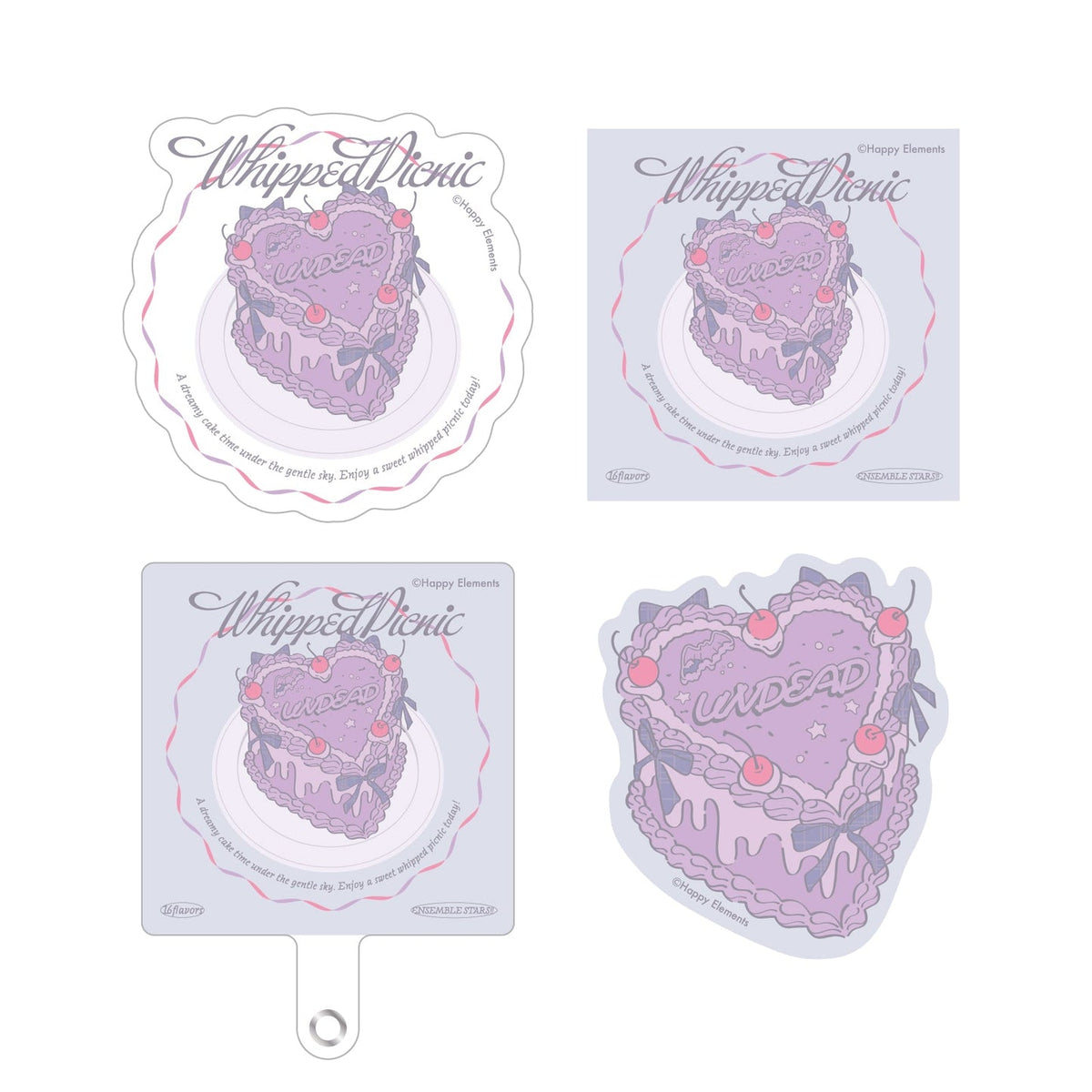 [Preorder] Ensemble Stars JP Whipped Picnic Phone Tab & Sticker Sets