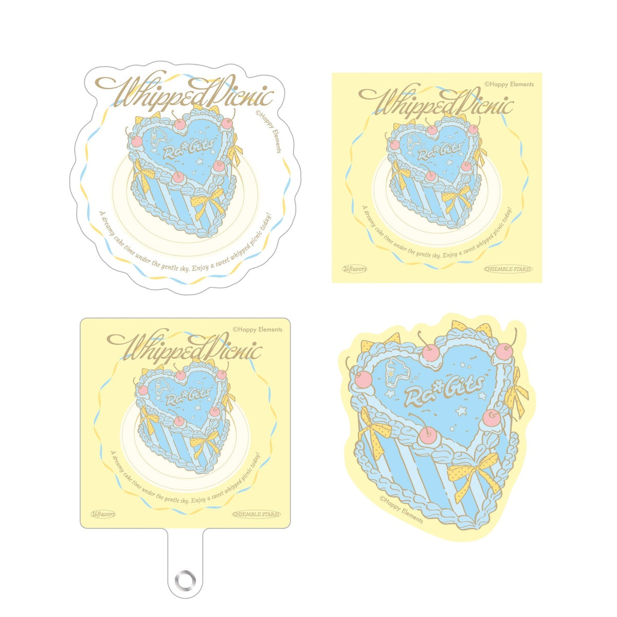 [Preorder] Ensemble Stars JP Whipped Picnic Phone Tab & Sticker Sets