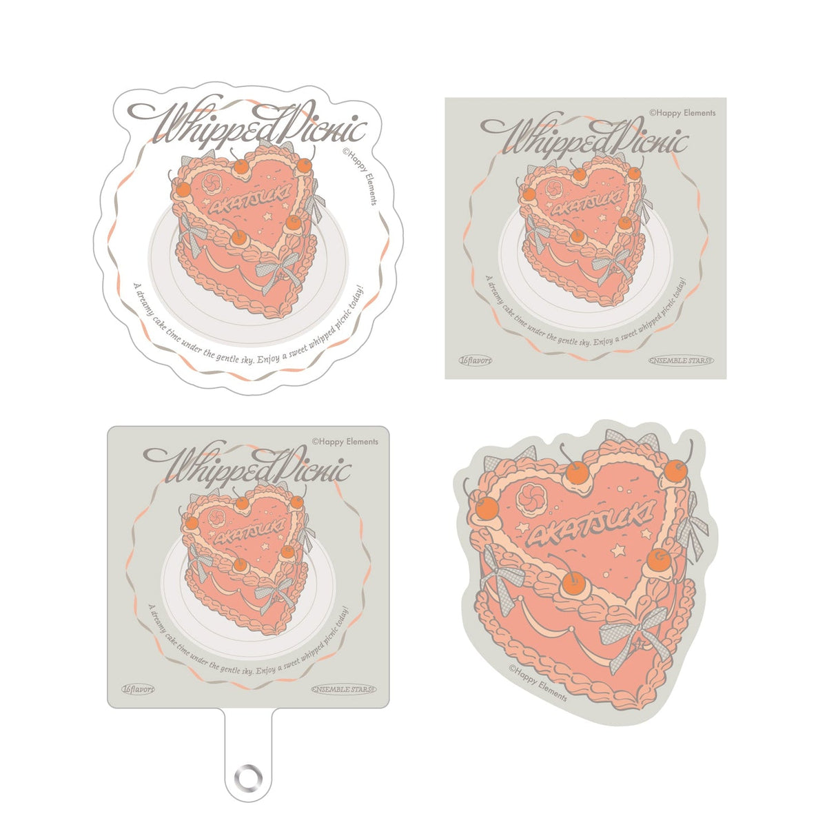[Preorder] Ensemble Stars JP Whipped Picnic Phone Tab & Sticker Sets