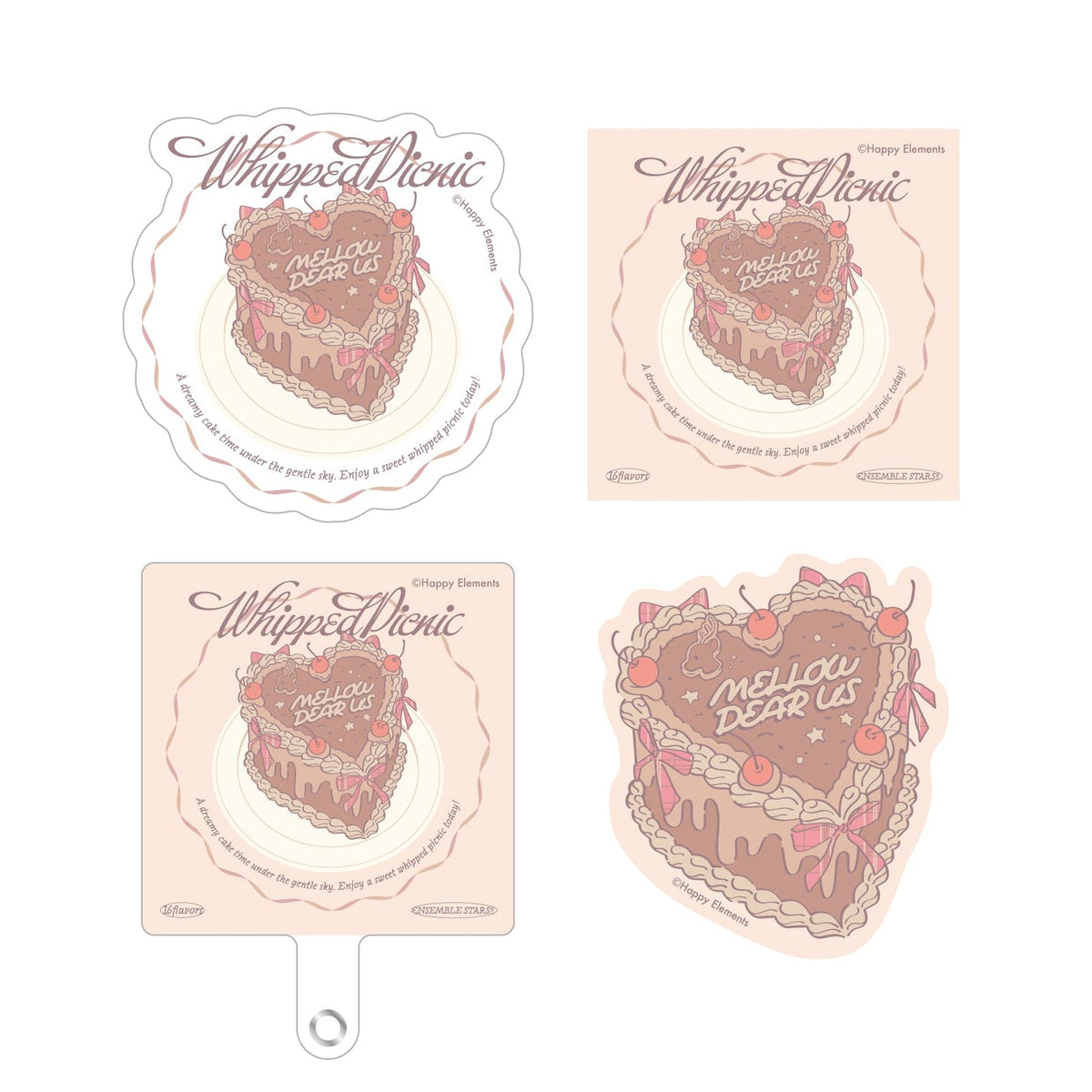 [Preorder] Ensemble Stars JP Whipped Picnic Phone Tab & Sticker Sets