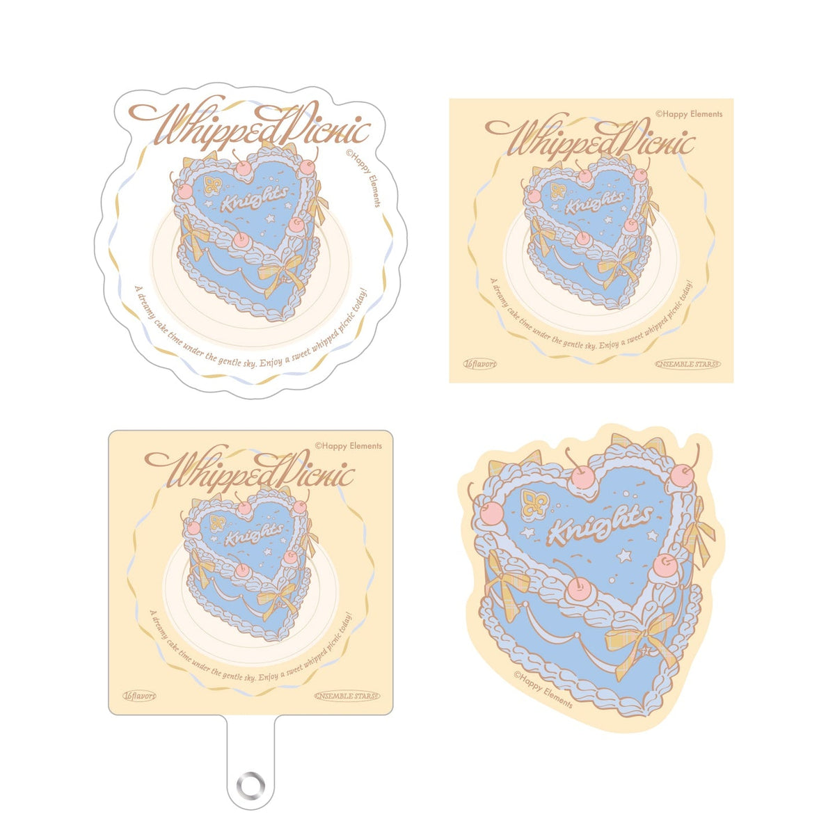 [Preorder] Ensemble Stars JP Whipped Picnic Phone Tab & Sticker Sets