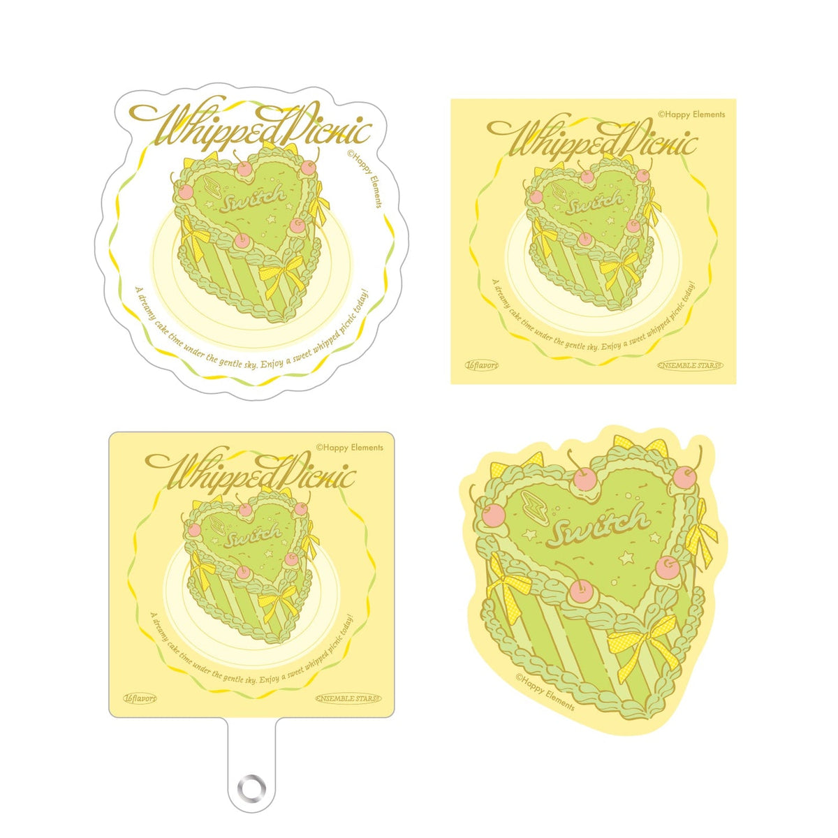 [Preorder] Ensemble Stars JP Whipped Picnic Phone Tab & Sticker Sets