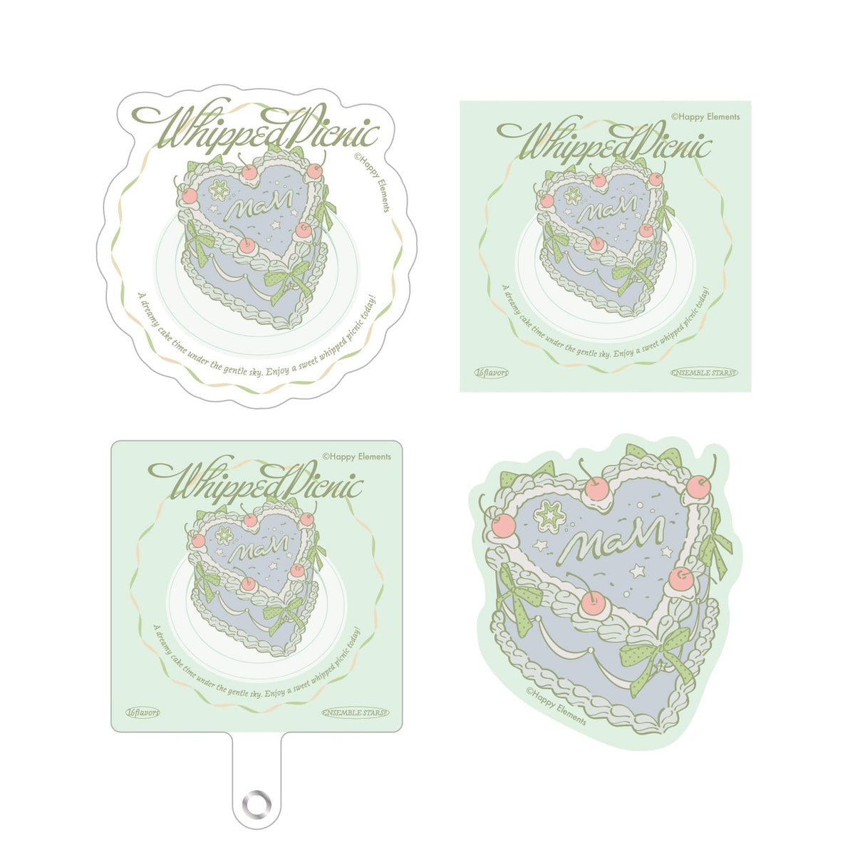 [Preorder] Ensemble Stars JP Whipped Picnic Phone Tab & Sticker Sets