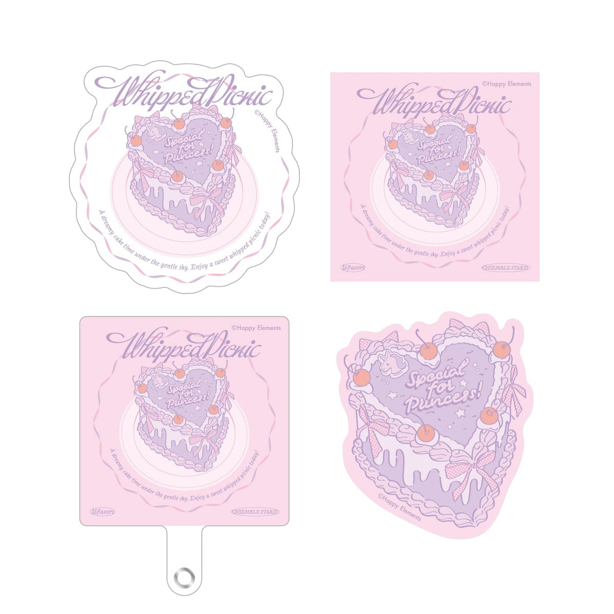 [Preorder] Ensemble Stars JP Whipped Picnic Phone Tab & Sticker Sets