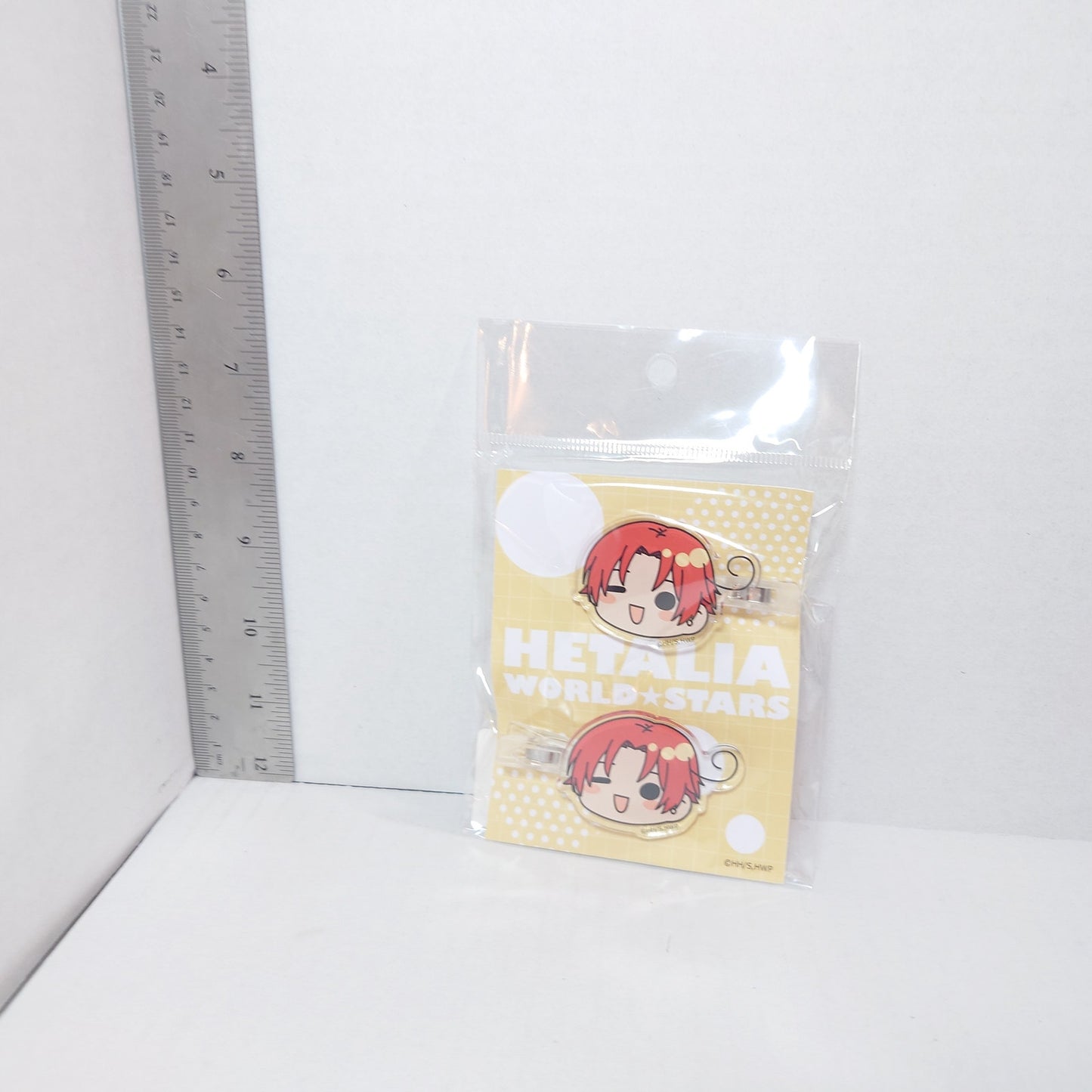 Italy Hetalia World Stars Acrylic Hair Clip Set