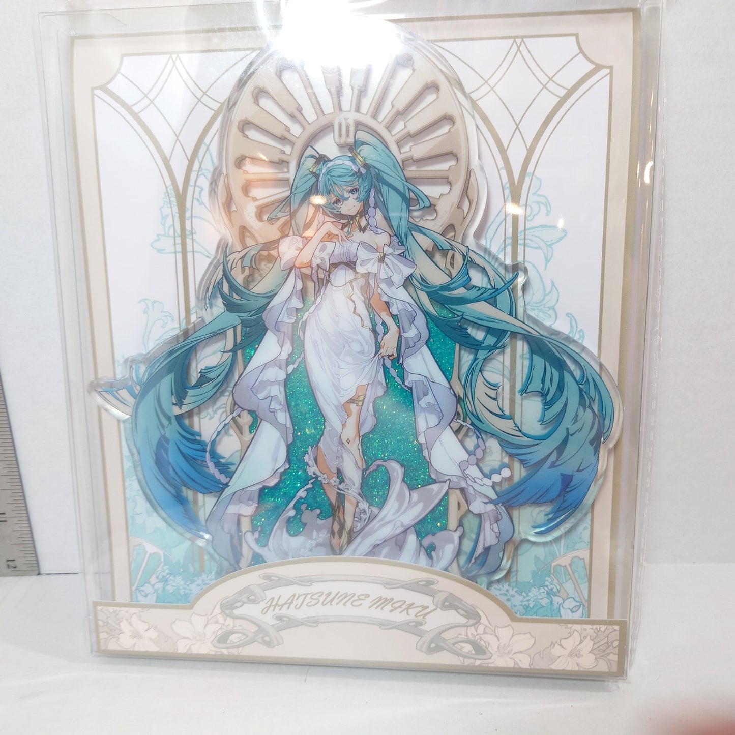 MIKU HATSUNE VOCALOID Glitter Filled Acrylic Stand