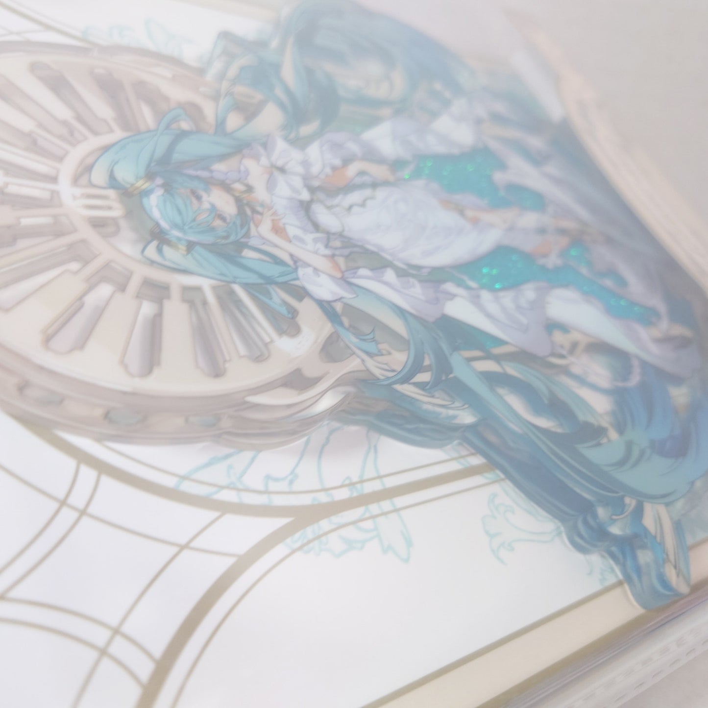 MIKU HATSUNE VOCALOID Glitter Filled Acrylic Stand
