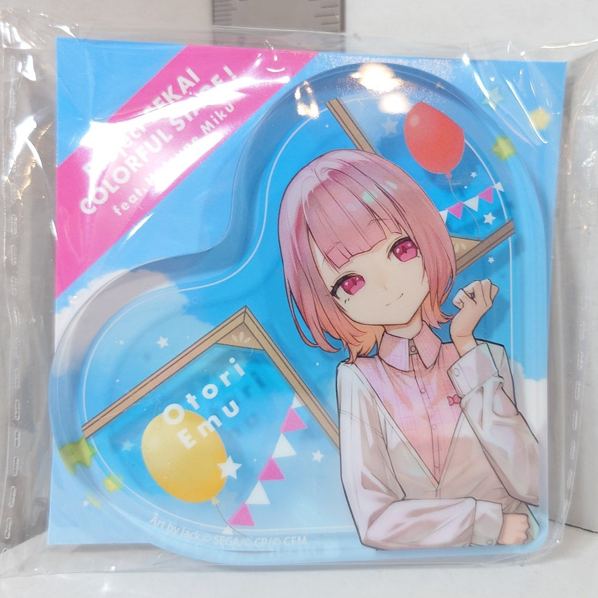 Emu Otori Wonderlands x Showtime Project Sekai x ZOZOTOWN Acrylic Block