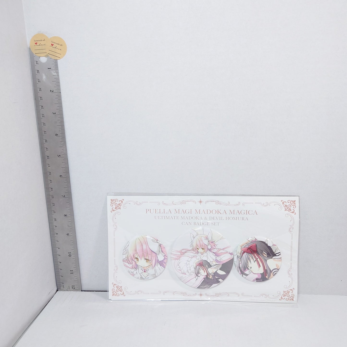 Madoka Kaname & Homura Akemi Madoka Magica Rebellion Studio Shaft Badge Set