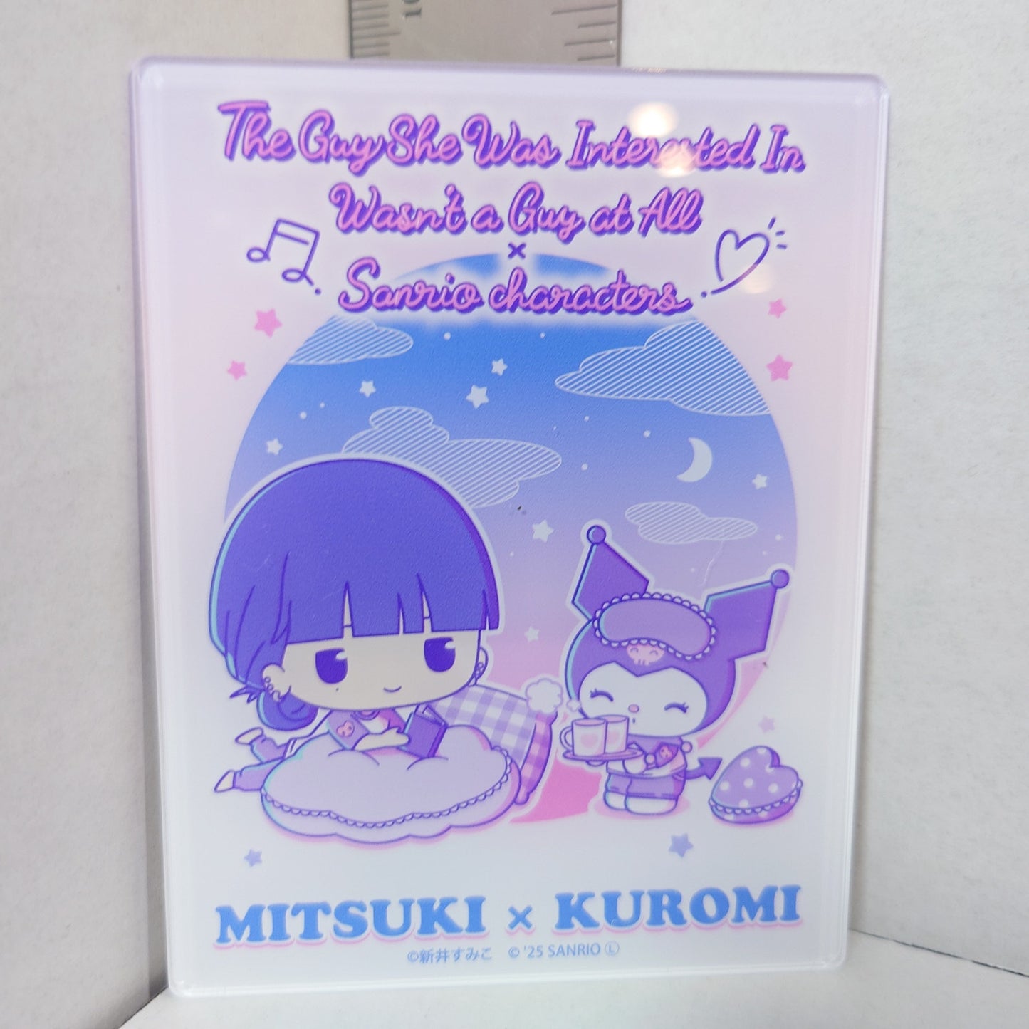 The Guy She Was Interested In Wasn't A Guy At All x Sanrio Pop-Up Acrylic Card