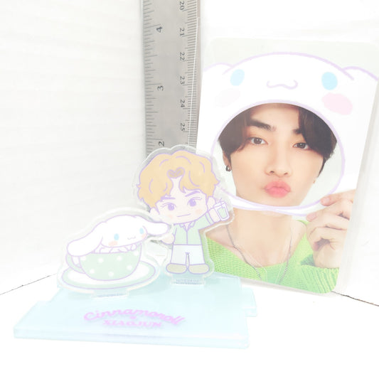 NCT x Sanrio Xiaojun & Cinnamoroll Acrylic Stand & Photocard Set