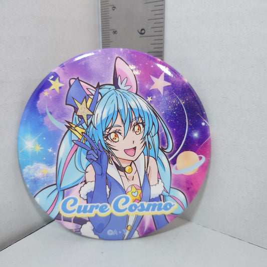 Cure Cosmos Pretty Cure (Precure) 20th Anniversary Badge 75mm Diameter