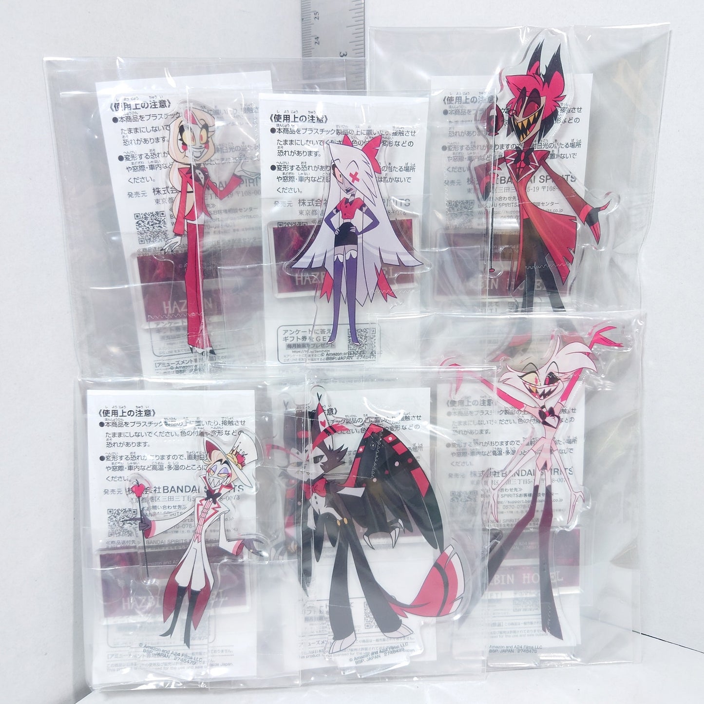COMPLETE SET Hazbin Hotel "Welcome to Hazbin Hotel" Vol.1 Acrylic Stand