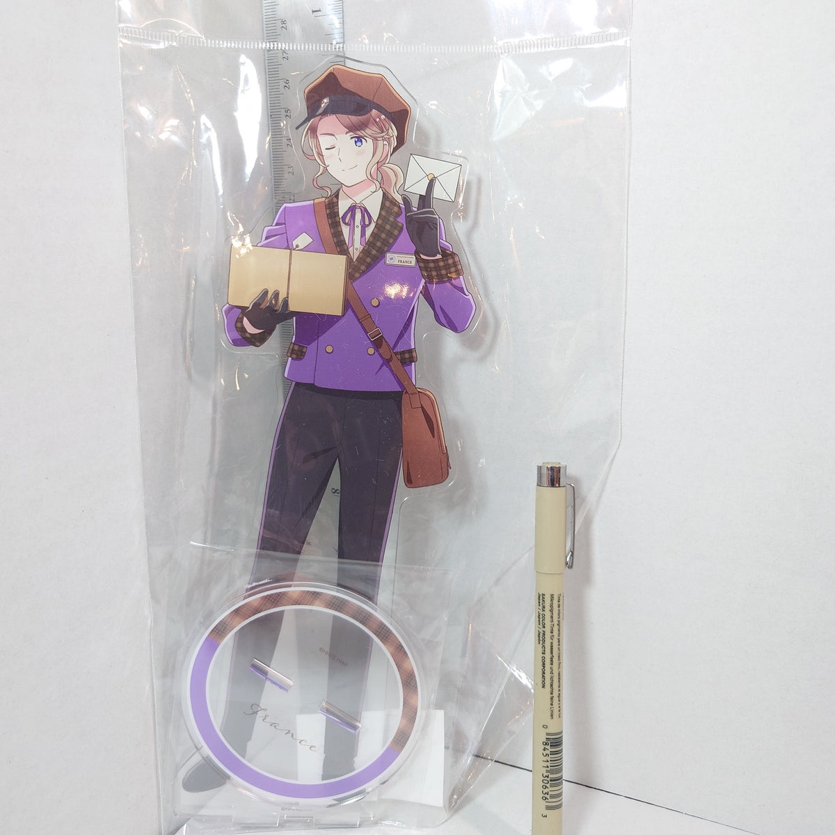France Hetalia World Stars BIG Acrylic Stand Postal Worker Ver.