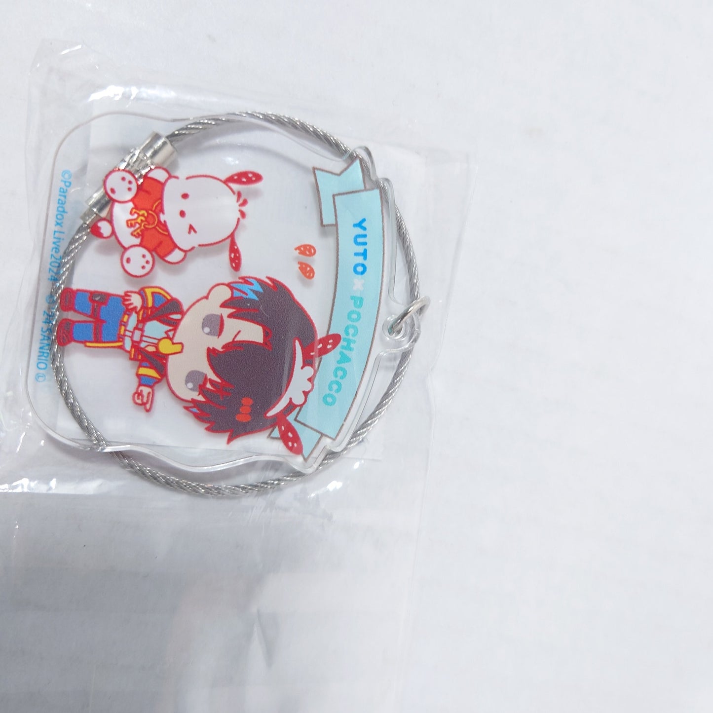 Yuto Inukai Goku Luck Paradox Live x Sanrio (Pochacco) Acrylic Keychain