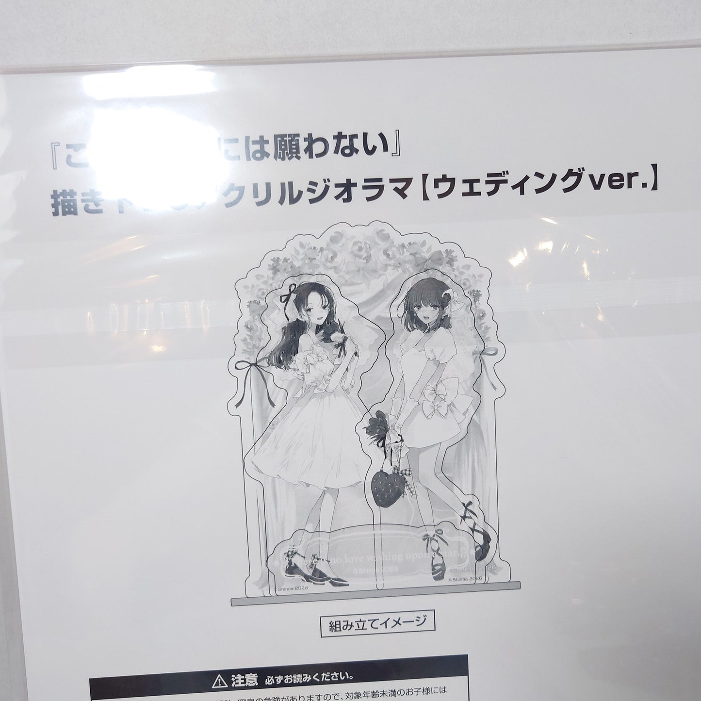 There is No Love Wishing Upon a Star Acrylic Stand Diorama