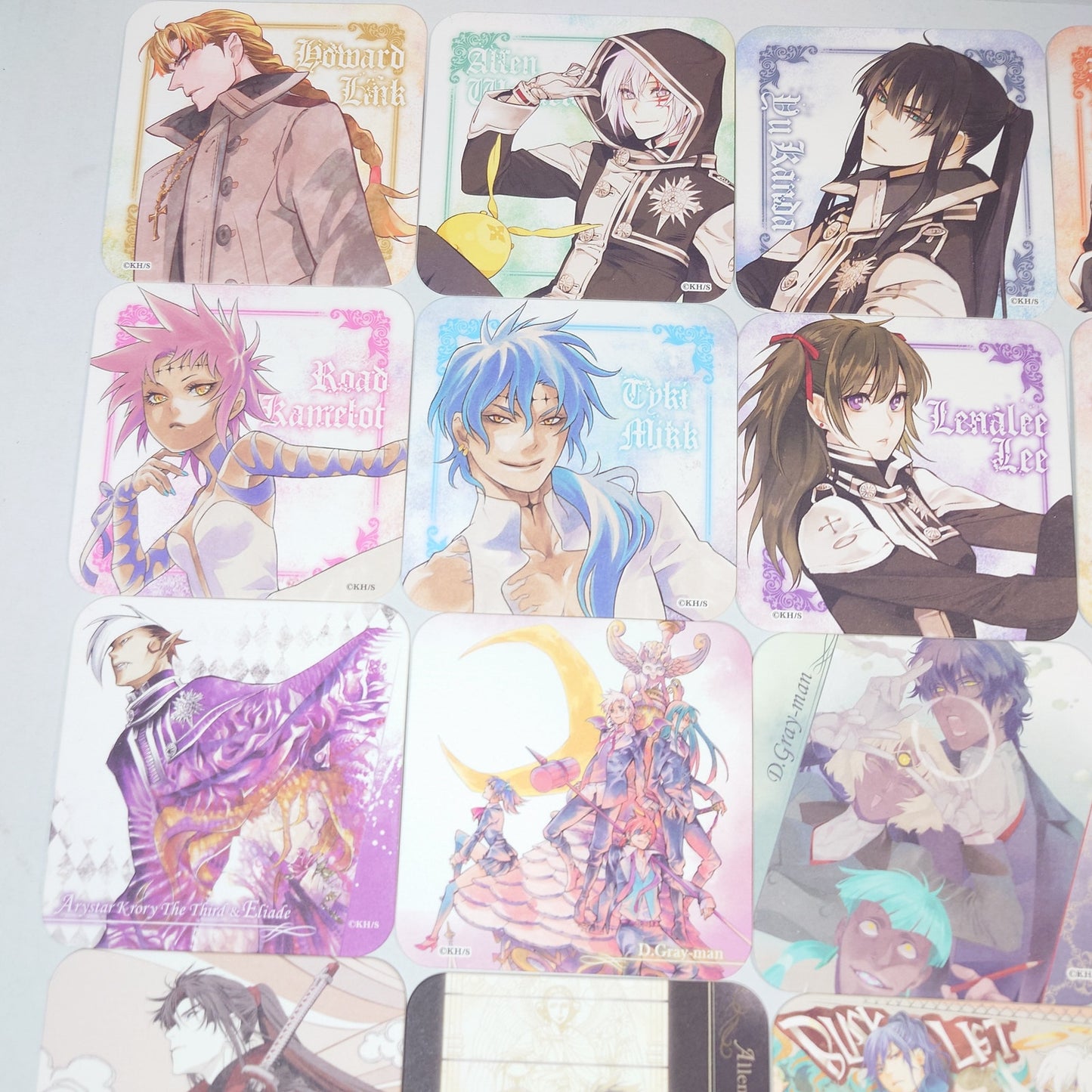 COMPLETE SET D.gray-man Art Coaster Collection