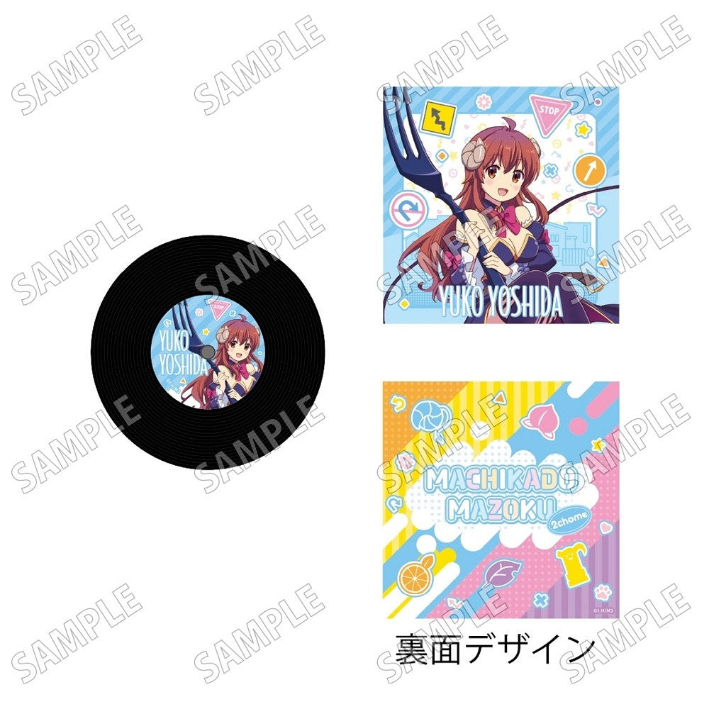 Yuko The Demon Girl Next (Machikado Mazoku) Record Coaster w/Sleeve