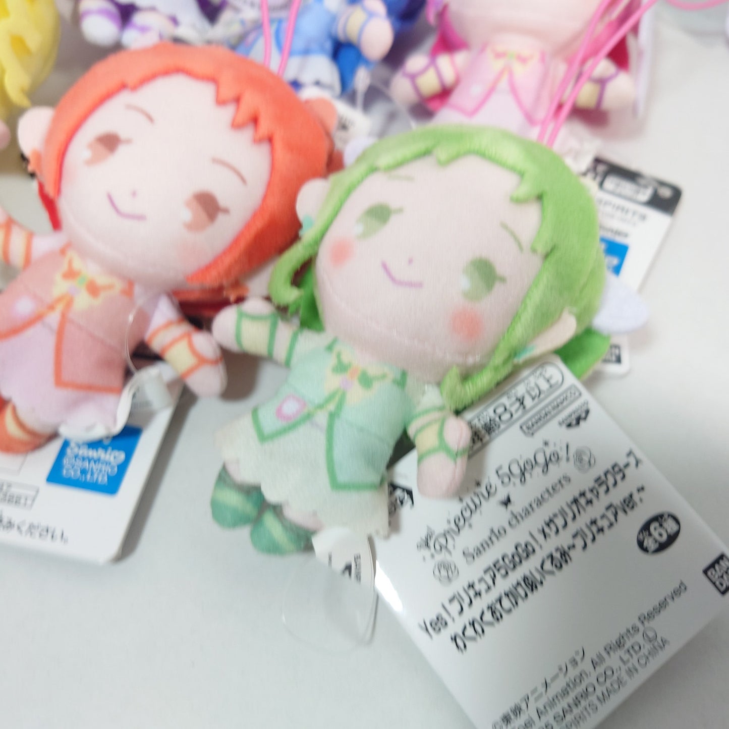 Pretty Cure (Precure) x Sanrio Keychain Plush Set