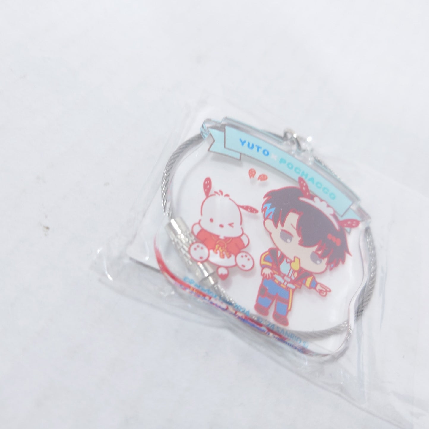 Yuto Inukai Goku Luck Paradox Live x Sanrio (Pochacco) Acrylic Keychain