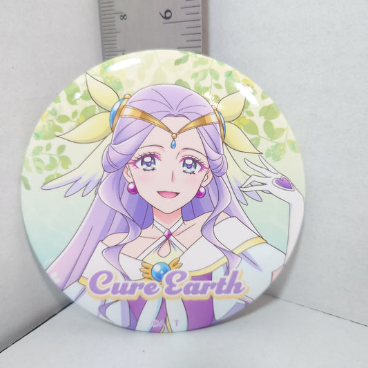 Cure Earth Pretty Cure (Precure) 20th Anniversary Badge 75mm Diameter