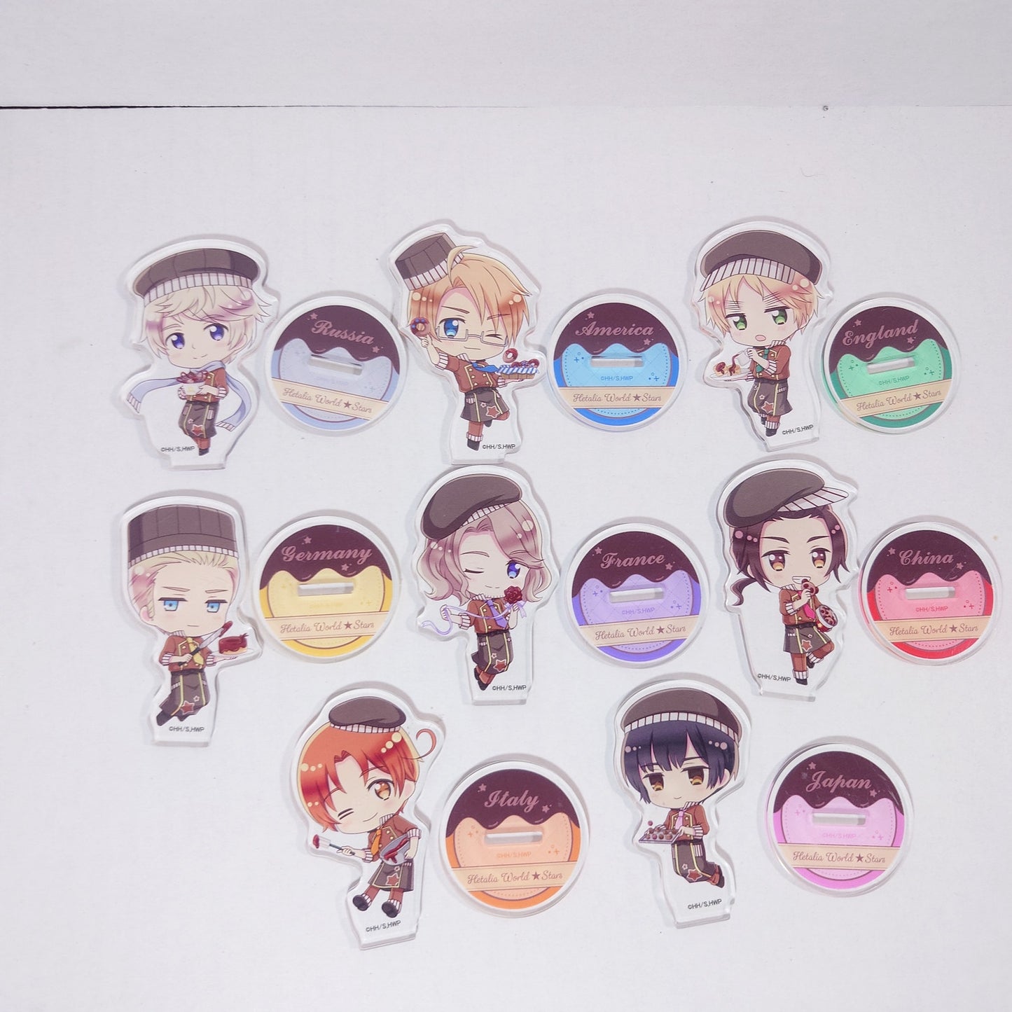 COMPLETE SET Hetalia Acrylic Stand