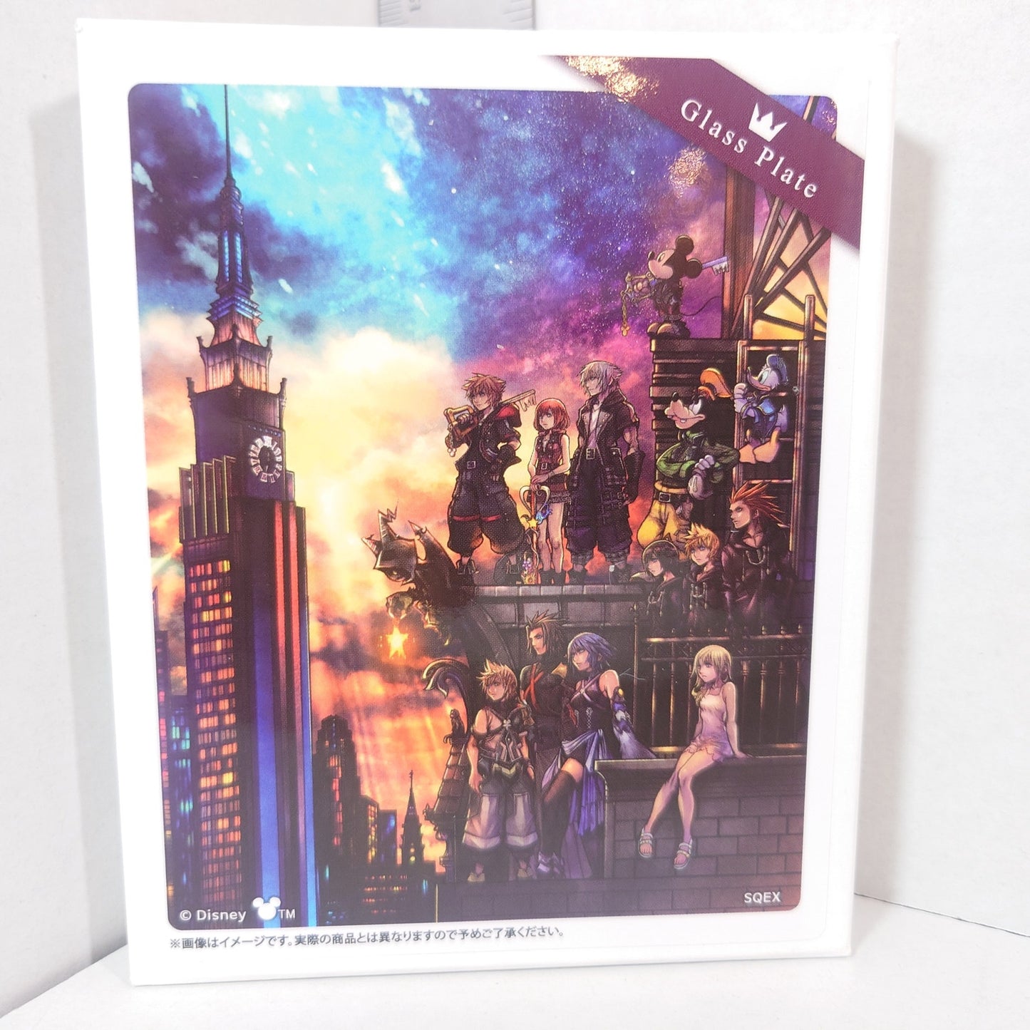 Kingdom Hearts III Glass Plate