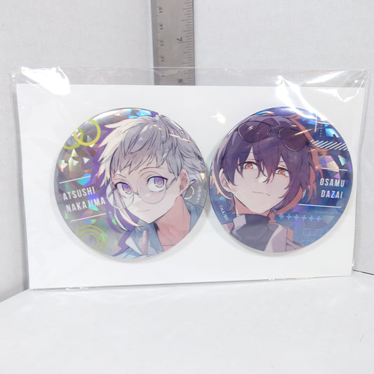 Osamu Dazai & Atsushi Nakajima Bungo Stray Dogs Badge Set