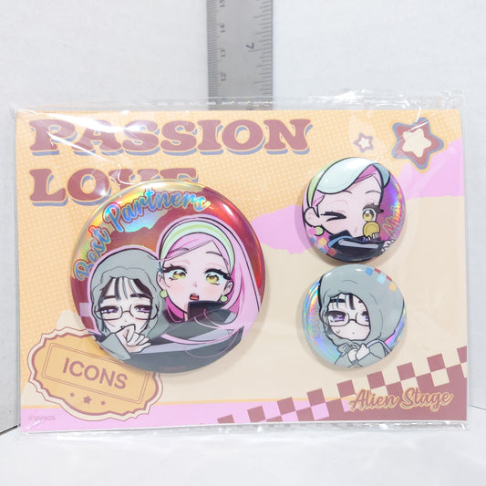 Mizi & Sua Alien Stage Passion Love Pin Set