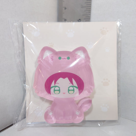Mao Isara Trickstar Ensemble Stars CN Cat Mini Acrylic Block
